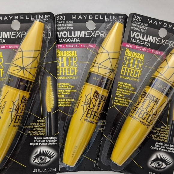 3x Maybelline "classic black"  volum'Expre… - Picture 2 of 6